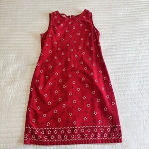 Ami Red Floral Bandana Midi Dress